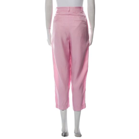 Tibi Straight Leg Pants in Light Pink | Size XS, US 2 - Picture 3 of 3